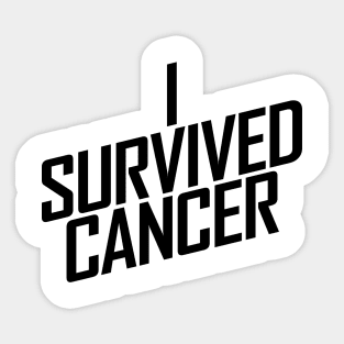 Cancer free Sticker